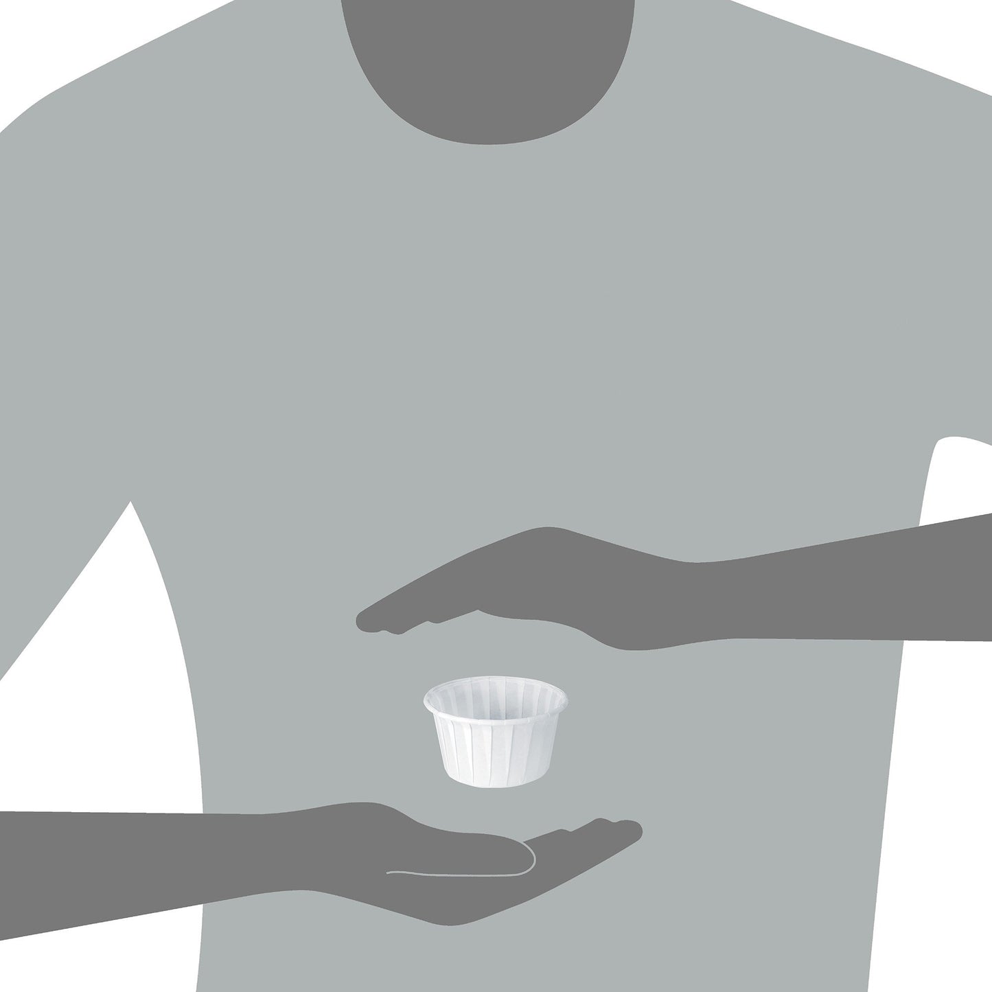 Solo Paper Souffle Cup, White, 4-ounce capacity 400-2050