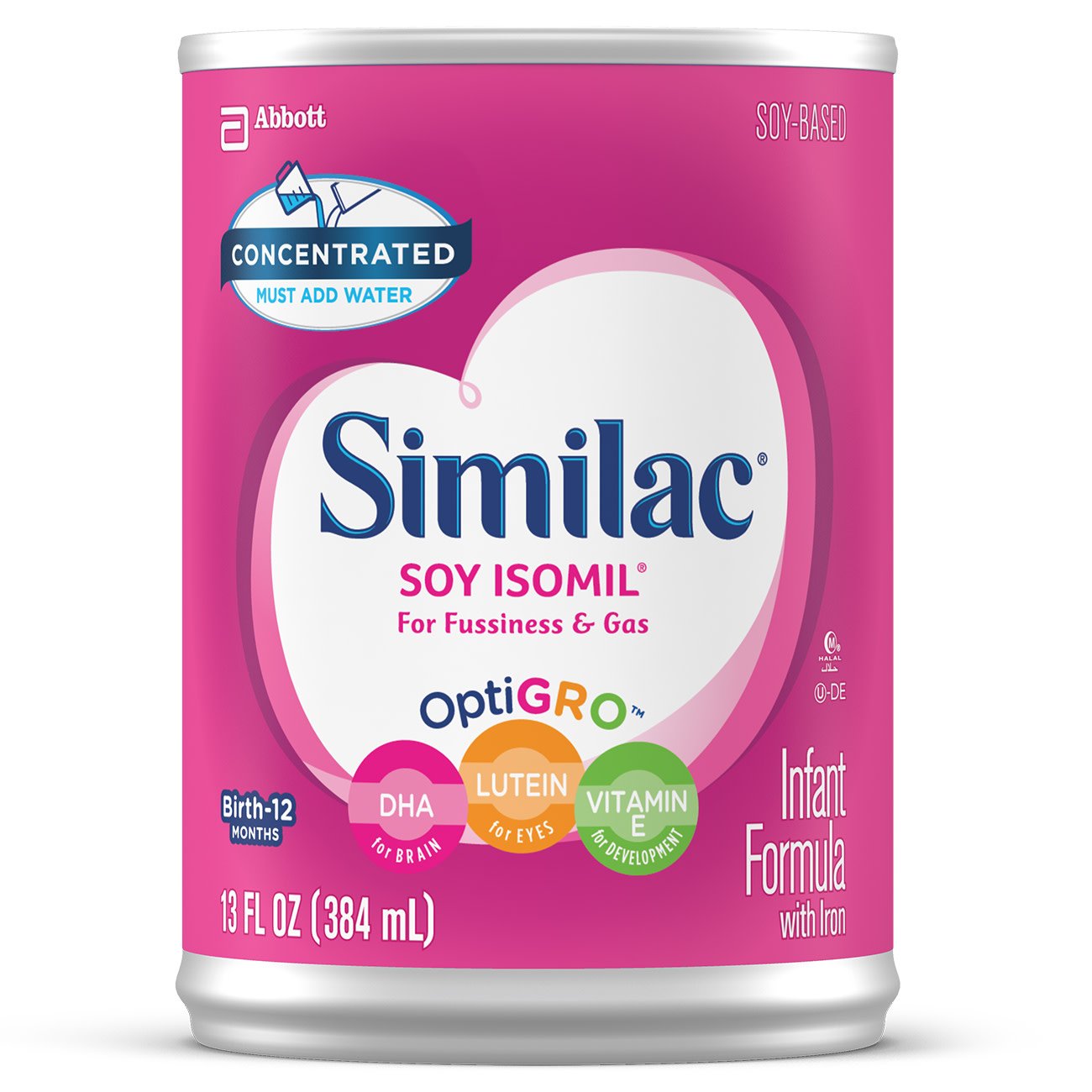 Infant Formula Similac® Soy Isomil® Unflavored 13 oz. Can Concentrate Soy Lactose Intolerance / Galactosemia - 56975