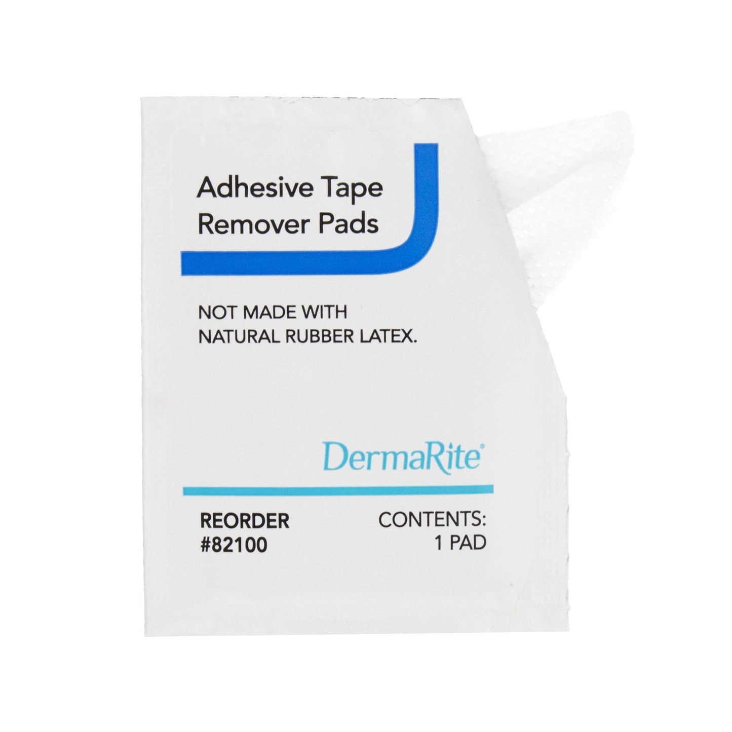 DermaRite® Adhesive Remover, 1-1/2 x 3-1/2 Inch Pads 82100