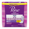 Bladder Control Pad Poise® Fresh Protection™ Heavy Absorbency Super Absorbent Core One Size Fits Most 56396
