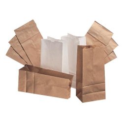 Grocery Bag General Brown Kraft Paper #12 - BAGGK12500