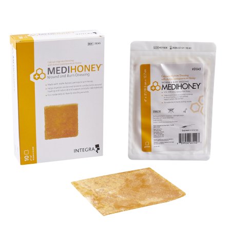 MediHoney® Calcium Alginate Dressing 4" x 5" Sterile - 31045