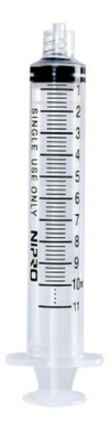 Nipro Medical 10mL Luer Lock Tip Syringe without Needle - JD+10L-WEI