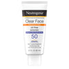 J & J Sales Neutrogena Clear Face Oil Free Sunscreen, 3 oz. 69968066203, 1 Each