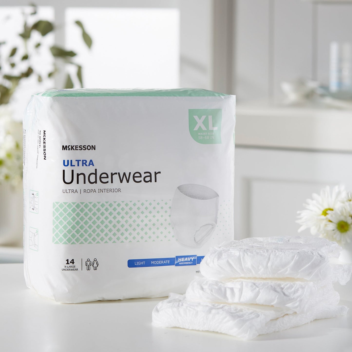 McKesson Ultra Heavy Absorbent Underwear, X-Large UWBXL