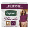 Female Adult Absorbent Underwear Depend® Silhouette® Waistband Style Medium Disposable Heavy Absorbency - 51450