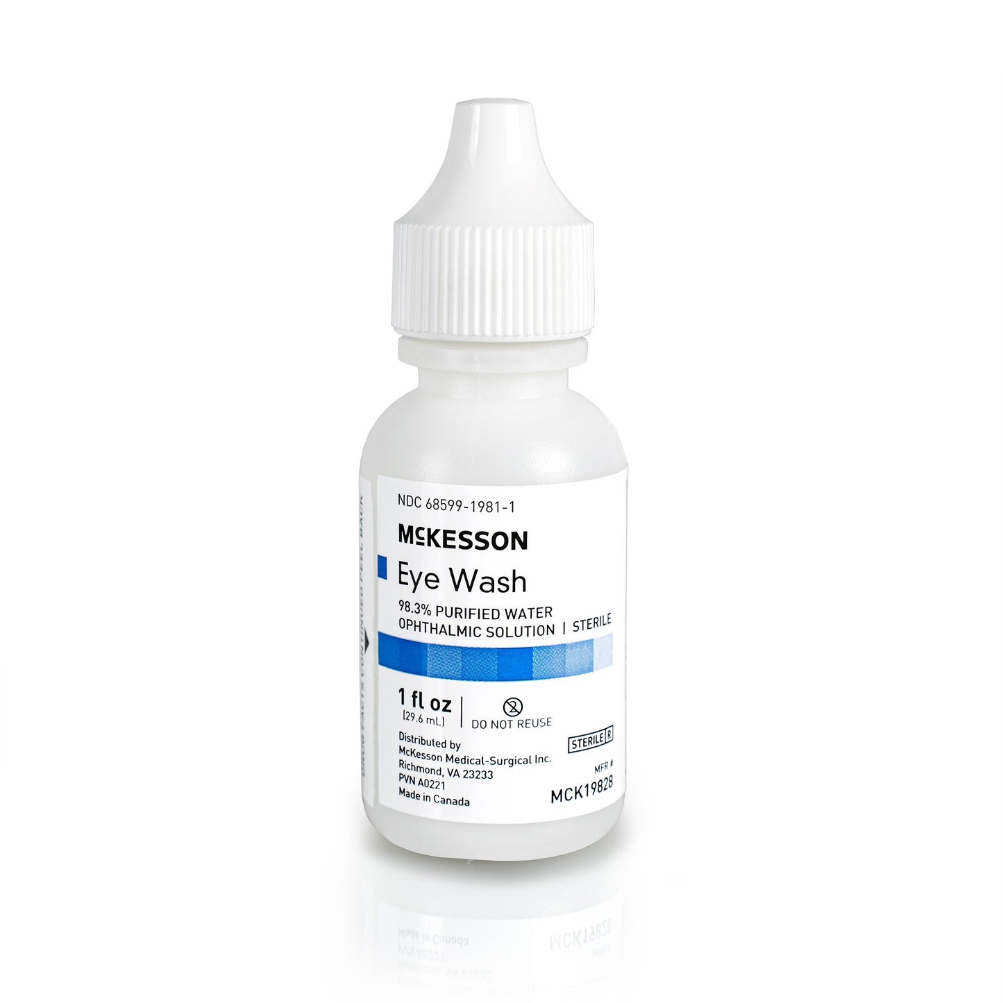 McKesson Eye Wash Solution, 1-ounce Squeeze Bottle MCK19828