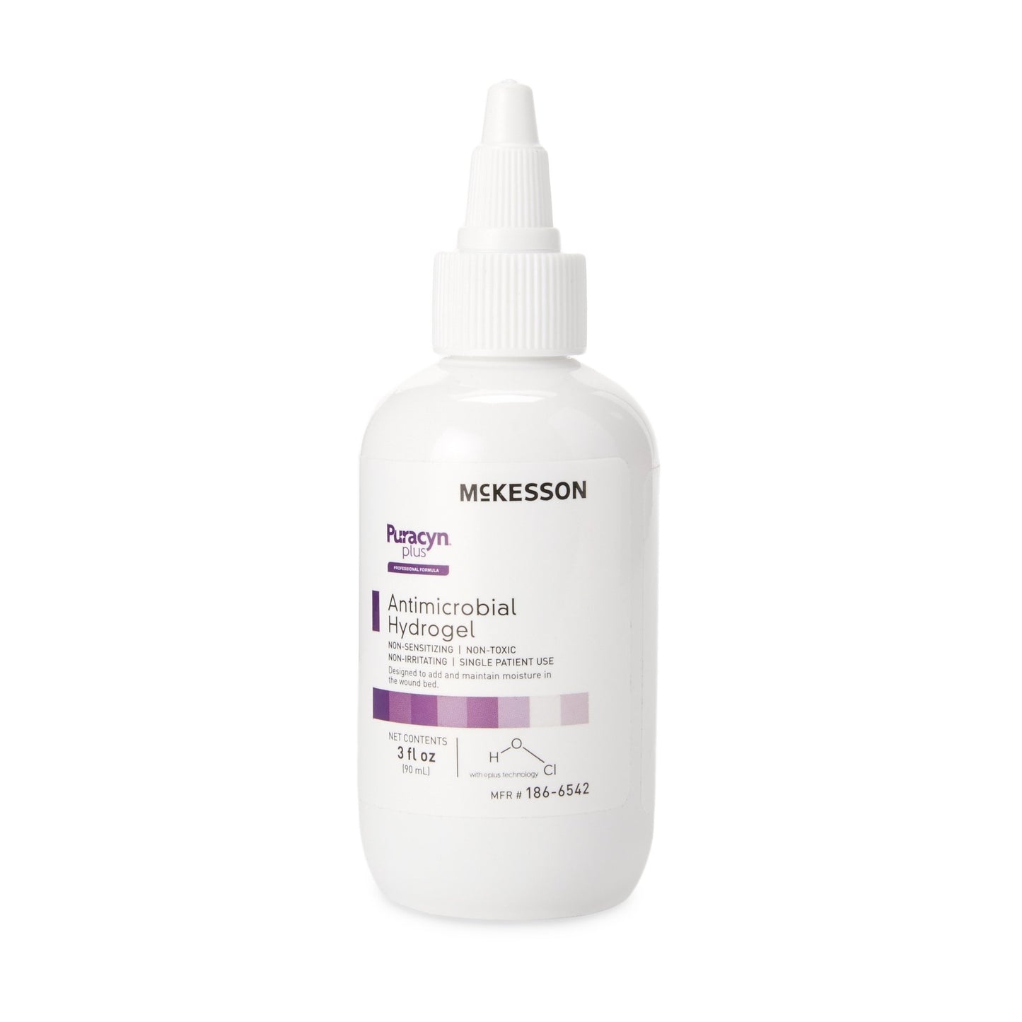 Antimicrobial Hydrogel McKesson Puracyn® Plus Professional 3 oz. Gel / Amorphous NonSterile - 186-6542