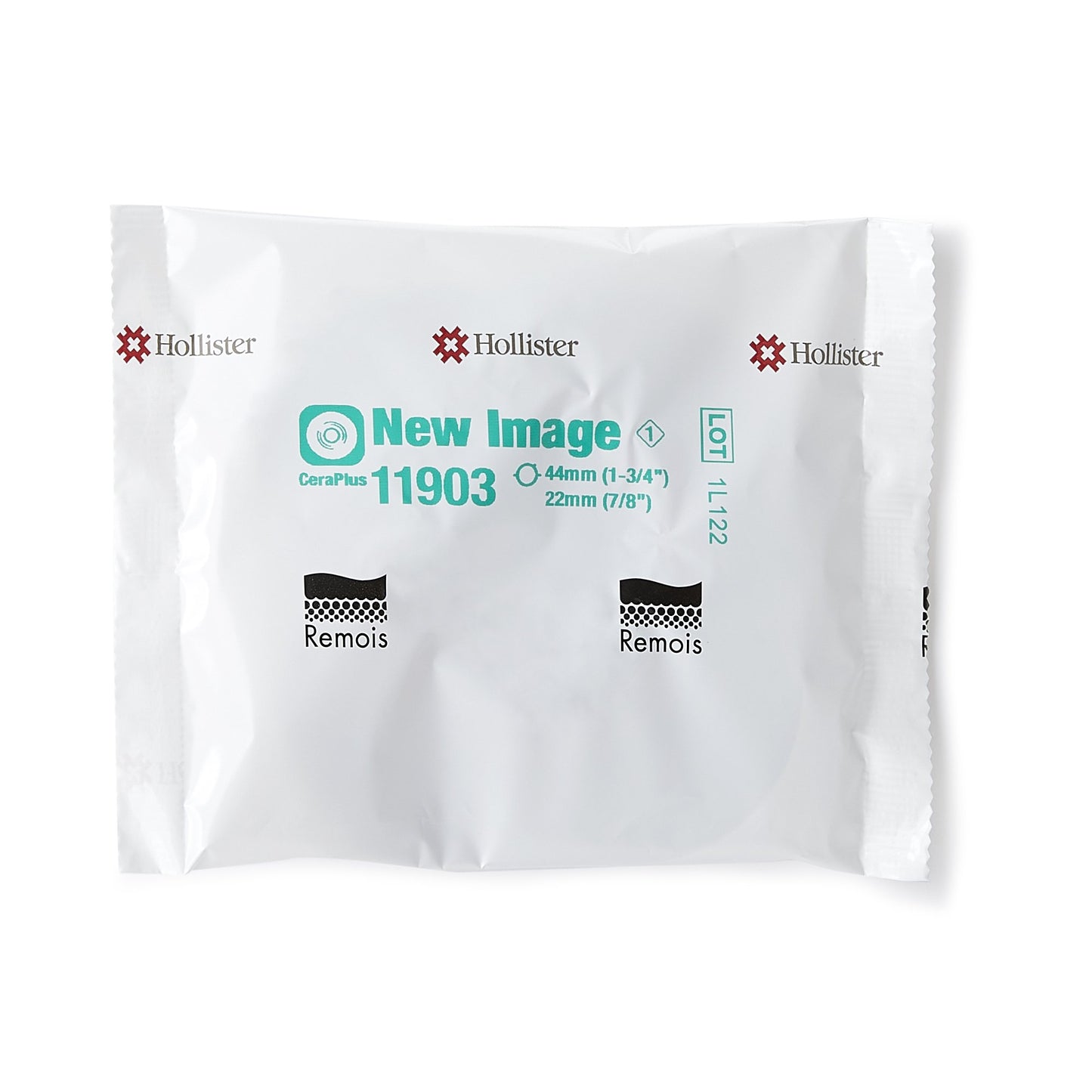 New Image™ CeraPlus™ Skin Barrier, 44mm Flange, Pre-cut to Fit 22 mm Stomas 11903