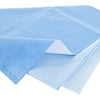 QUICK CHECK* H400 Sterilization Wrap White / Blue 48 X 48 Inch Dual Layer SMS Polypropylene Steam / EO Gas / Hydrogen Peroxide - 34145