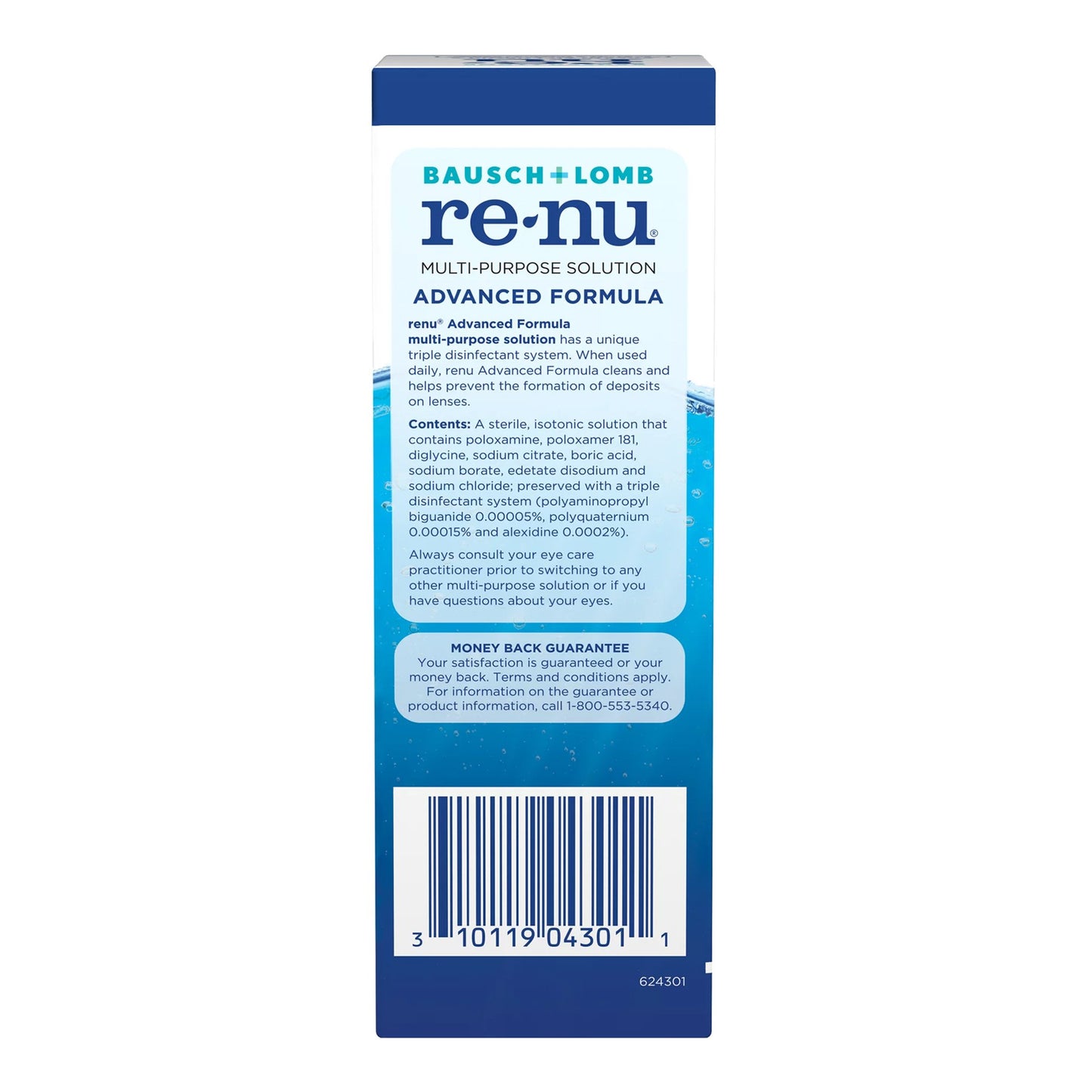 Bausch + Lomb Renu Advanced Formula Multi-Purpose Solution 31011904301