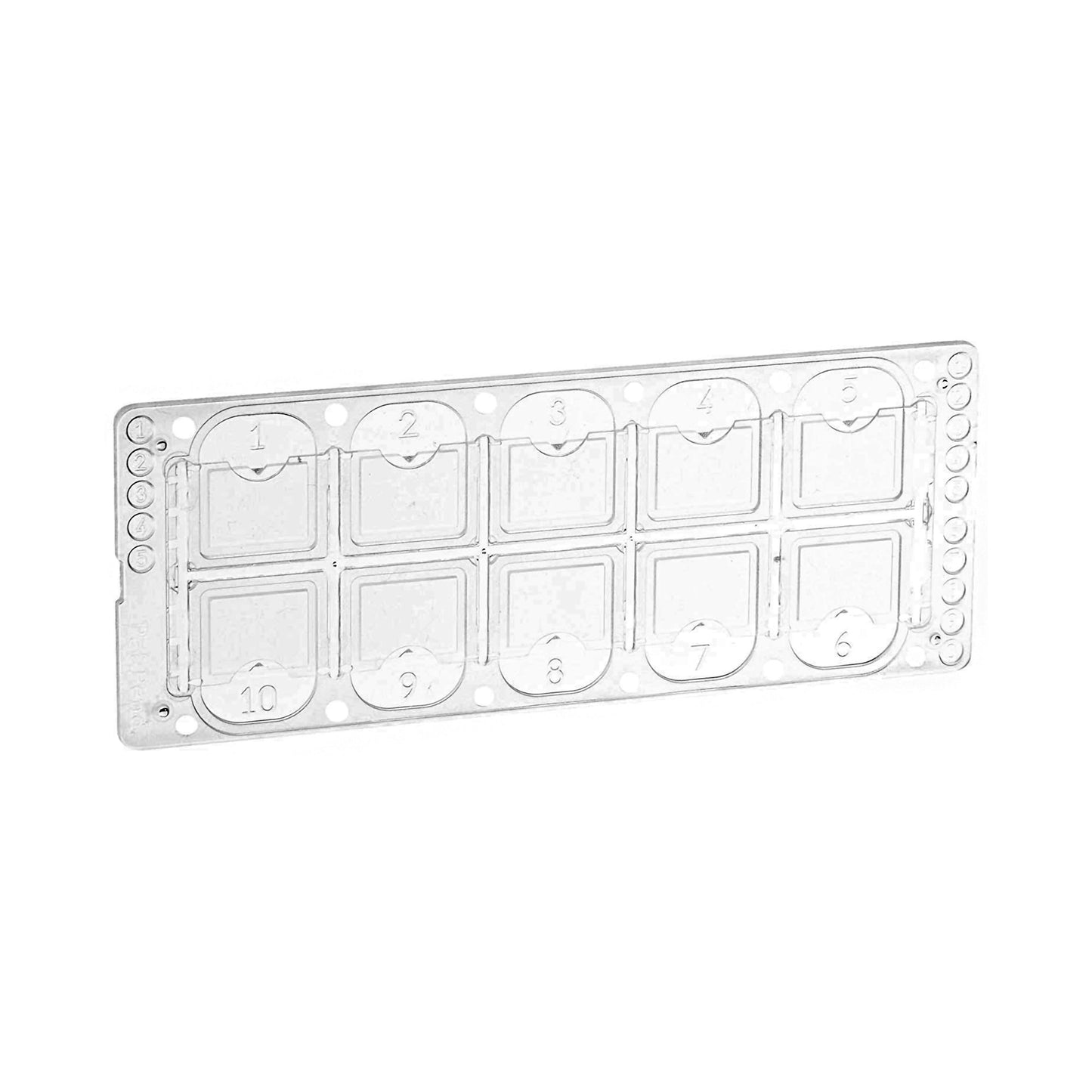 McKesson Acrylic Microscope Precision Cell Slide, 10-Chamber 177-3805