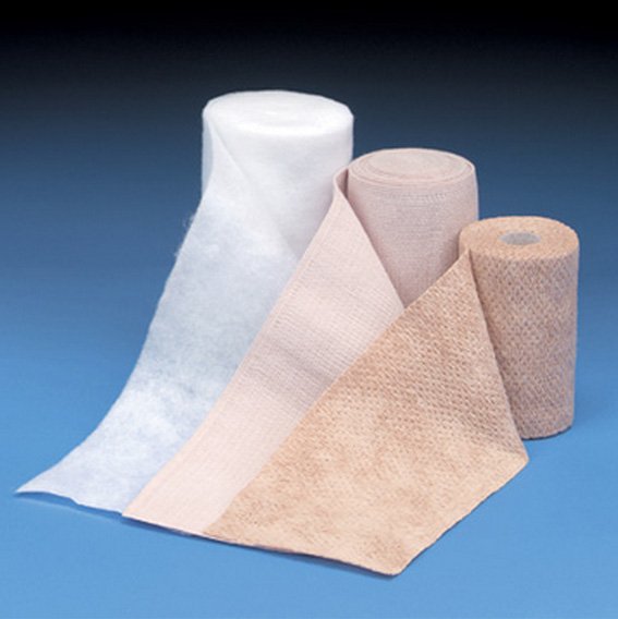 3 Layer Compression Bandage System DeWrap™ Multiple Sizes Tape Closure Tan / White NonSterile 30 to 40 mmHg - 46-333