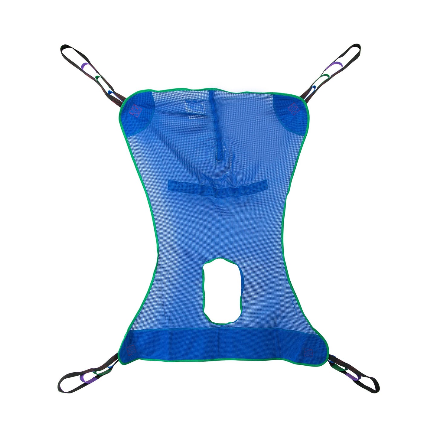 Full Body Commode Sling McKesson 4 or 6 Point Cradle Without Head Support Extra Large 600 lbs. Weight Capacity - 146-13221XL