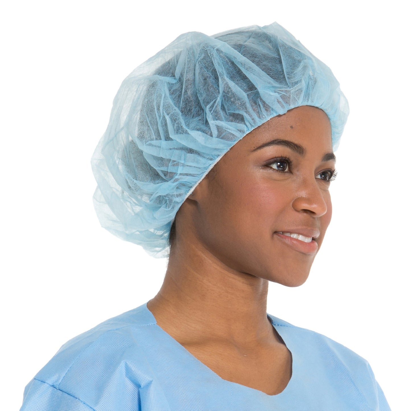 Halyard Bouffant Cap, X-Large, Blue 69803