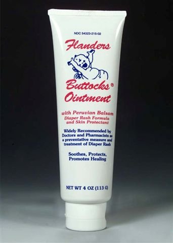 Diaper Rash Treatment Flanders 4 oz. Tube Scented Ointment - 54323021502