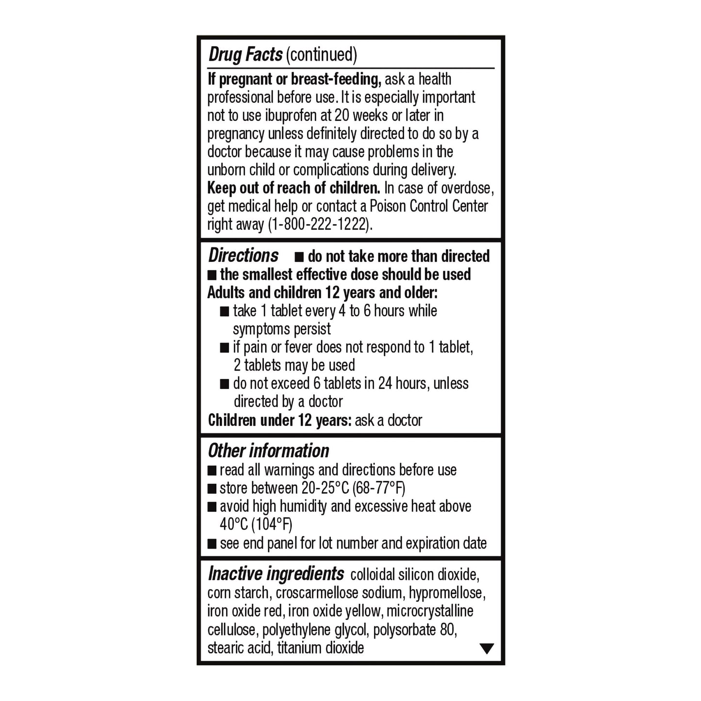 Foster & Thrive™ Ibuprofen 200 mg Coated Tablets 70677113202