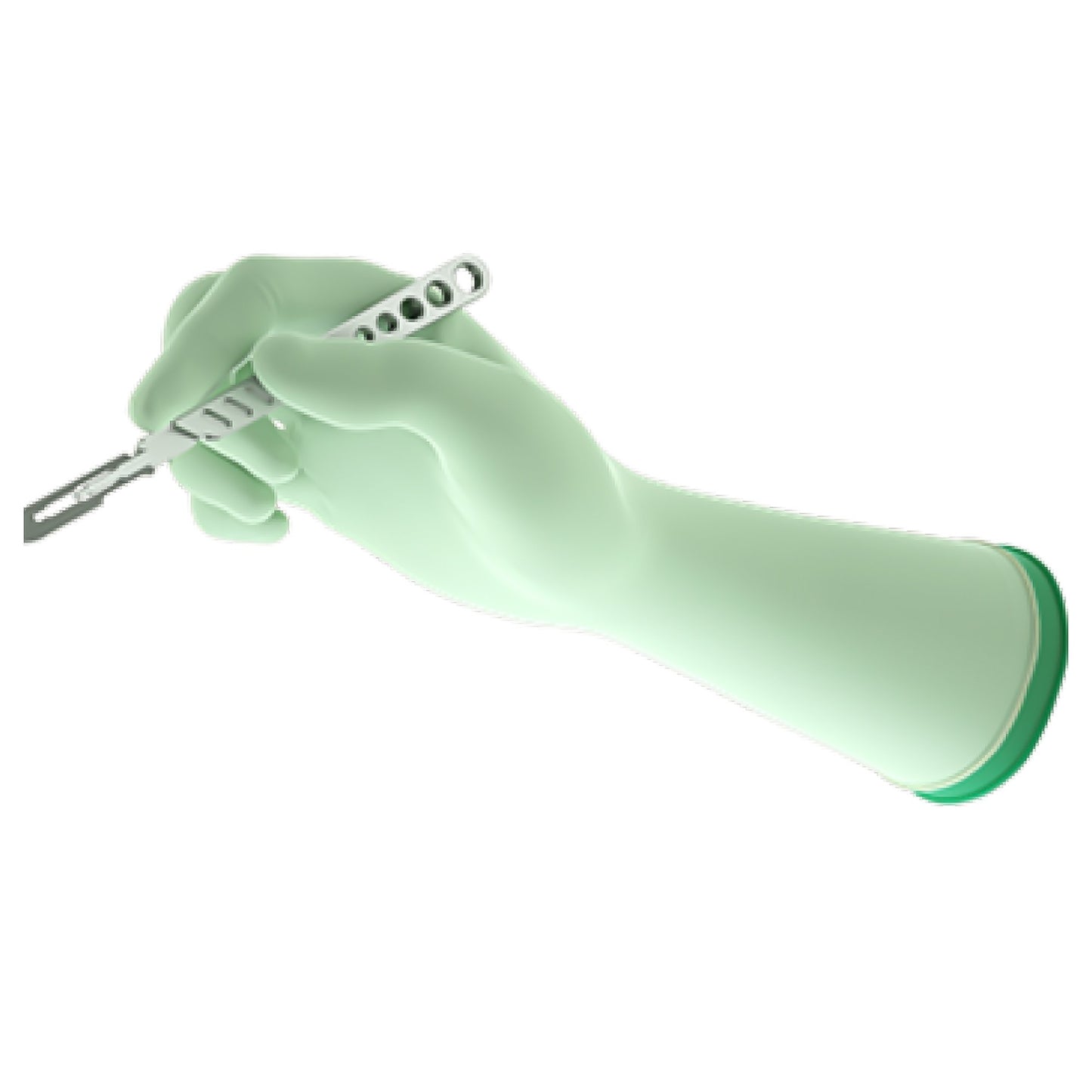 Gammex® Non-Latex PI Polyisoprene Surgical Underglove, Size 7, Green 20687270