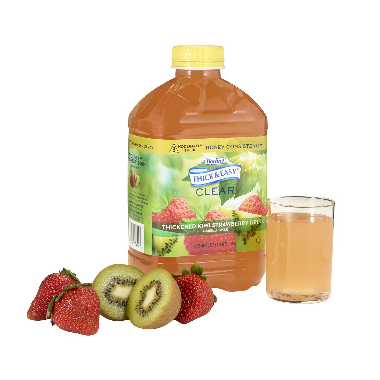 Thick & Easy® Clear Honey Consistency Kiwi Strawberry Thickened Beverage 11840