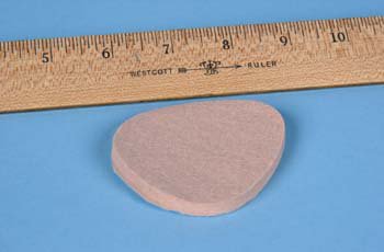 Dr. Jill's Foot Pads Inc Dr. Jill's Foot Pads Inc Metatarsal Cushion J-10 FELT 1/4, Bag of 100