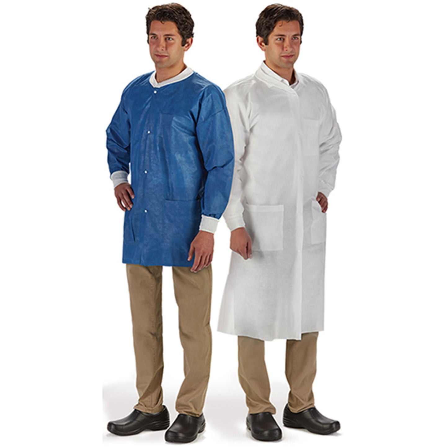 LabMates® Lab Jacket, Medium, Blue 85189