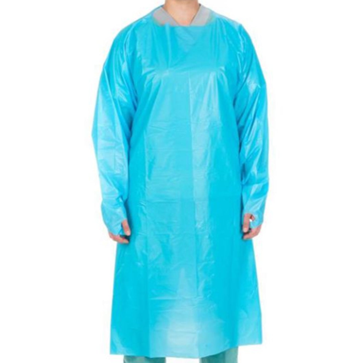 Protective Procedure Gown Cardinal Health™ One Size Fits Most Blue NonSterile Not Rated Disposable - 5210PG