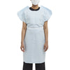 Patient Exam Gown Medium / Large Blue Disposable - 70229N