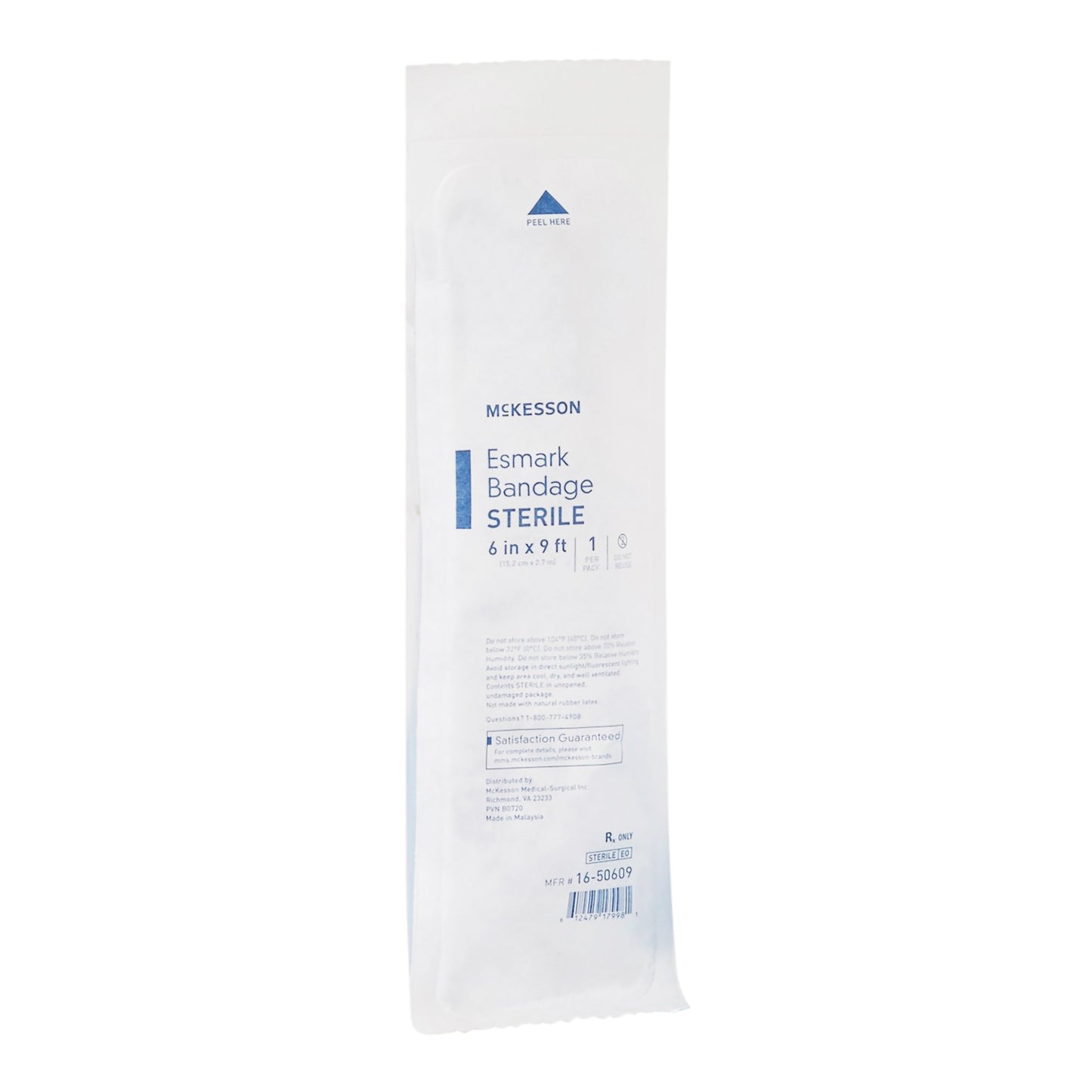 McKesson No Closure Esmark Compression Bandage, 6 Inch x 3 Yard 16-50609