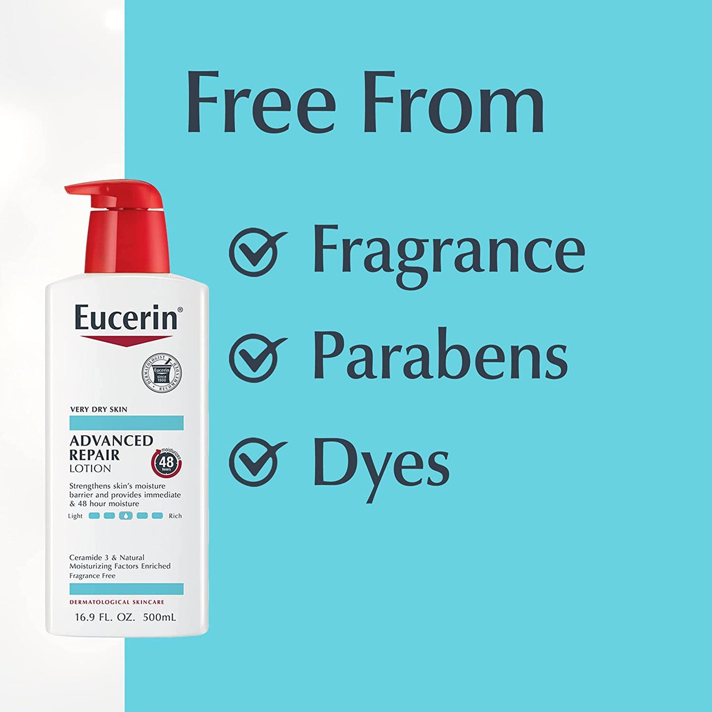 Eucerin® Advanced Repair Lotion, 16.9 oz. 07214063482