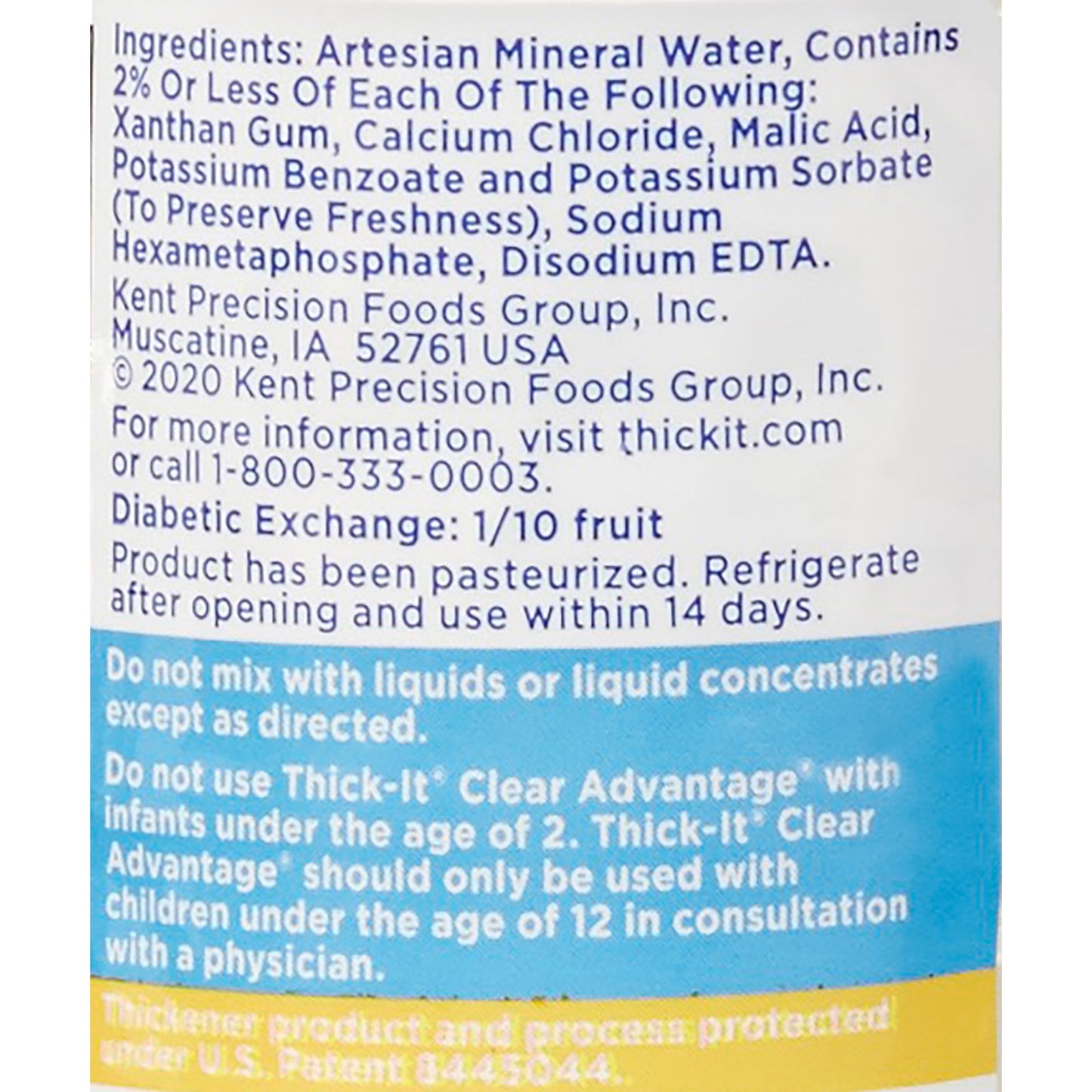 Thick-It® AquaCareH2O Thickened Beverage, 8-ounce Bottle B453-L9044