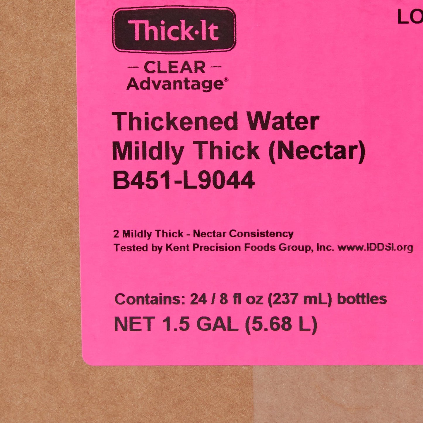 Thick-It® Clear Advantage® Nectar Consistency Thickened Water, 8-ounce Bottle B451-L9044