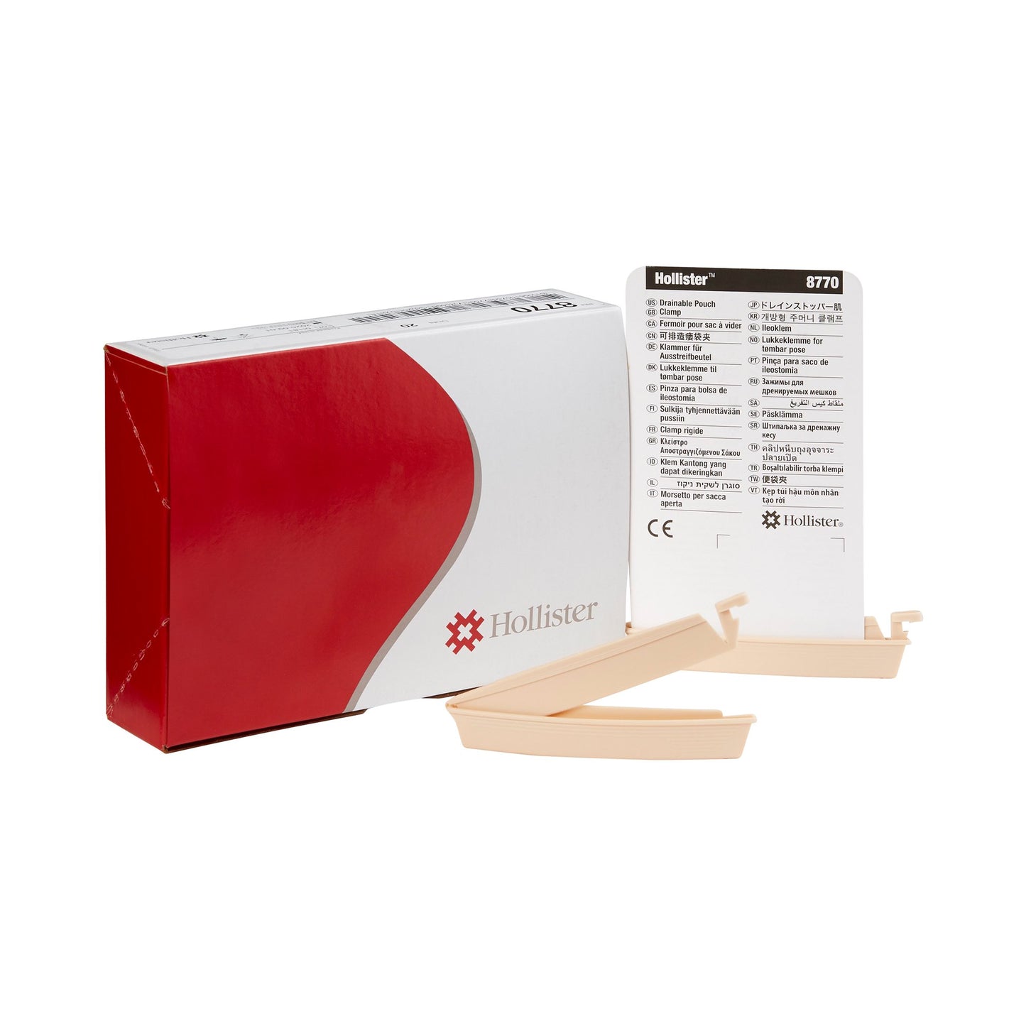 Drainable Pouch Clamp Hollister Beige - 8770