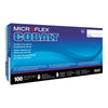 Exam Glove MICROFLEX® Cobalt® Medium NonSterile Nitrile Standard Cuff Length Fully Textured Blue Not Rated - N192