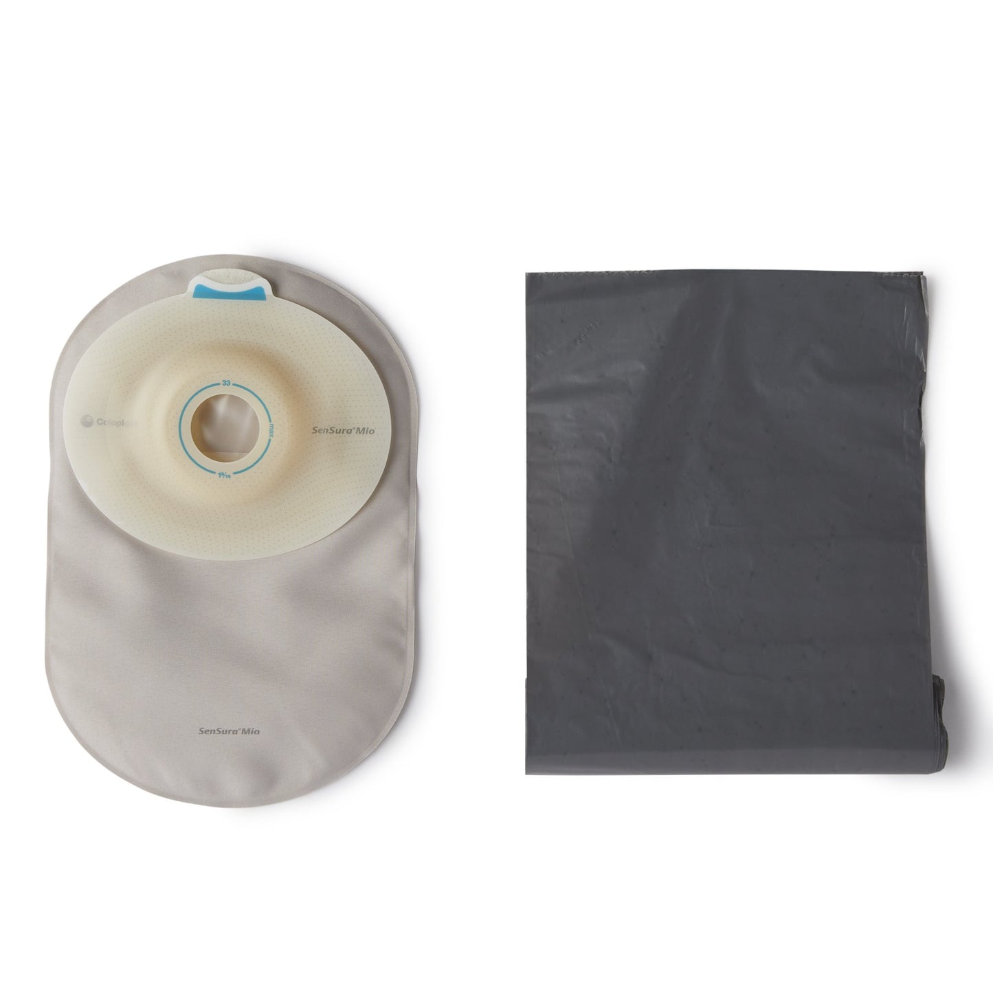 SenSura® Mio Convex Light 1-Piece Closed End Opaque Ostomy Pouch, 25mm Stoma 16330