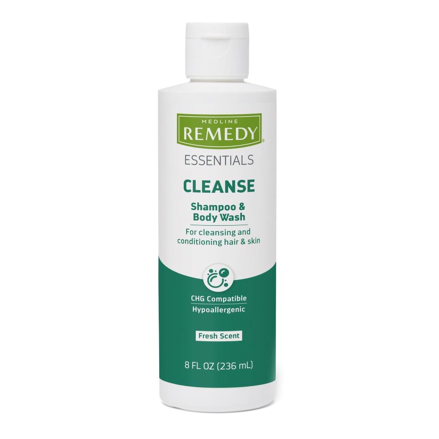 Shampoo and Body Wash Remedy Essentials 8 oz. Flip Top Bottle Citrus Vanilla Scent MSC092SBW08