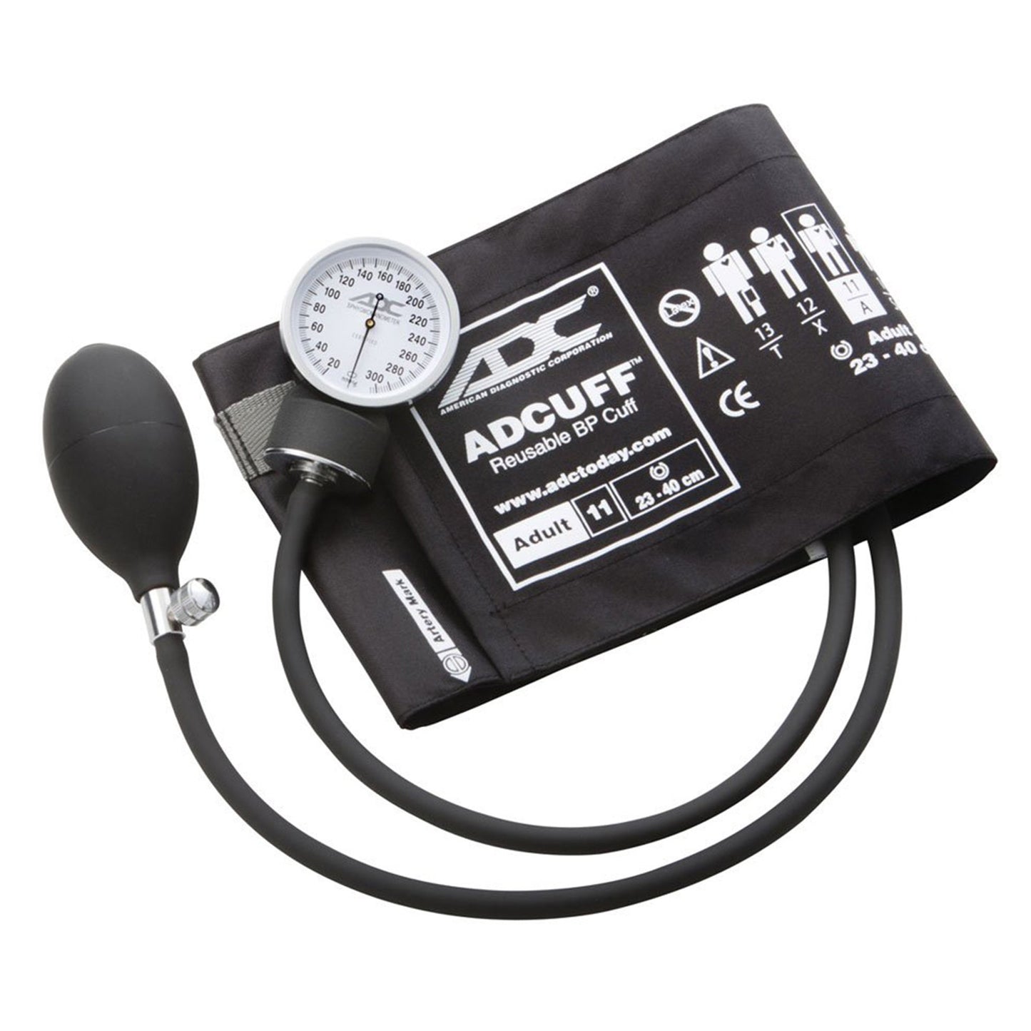 Aneroid Sphygmomanometer Unit Prosphyg™760 Series Adult Cuff Nylon Cuff 23 - 40 cm Pocket Aneroid - 760-11ABK