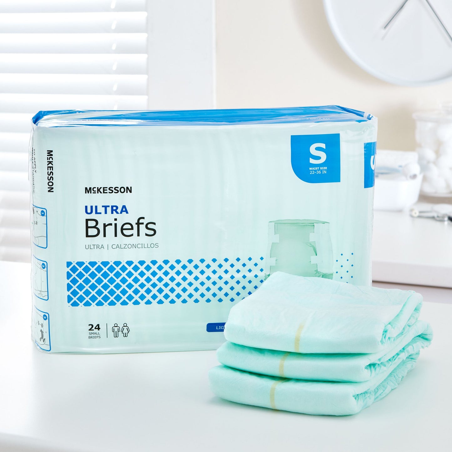 McKesson Ultra Heavy Absorbency Incontinence Brief, Small BRULSM