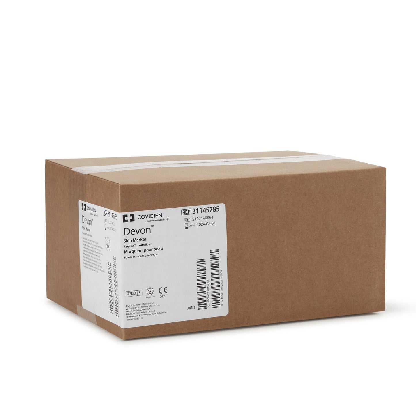 Devon™ Regular Tip Surgical Skin Marker with Ruler 31145785