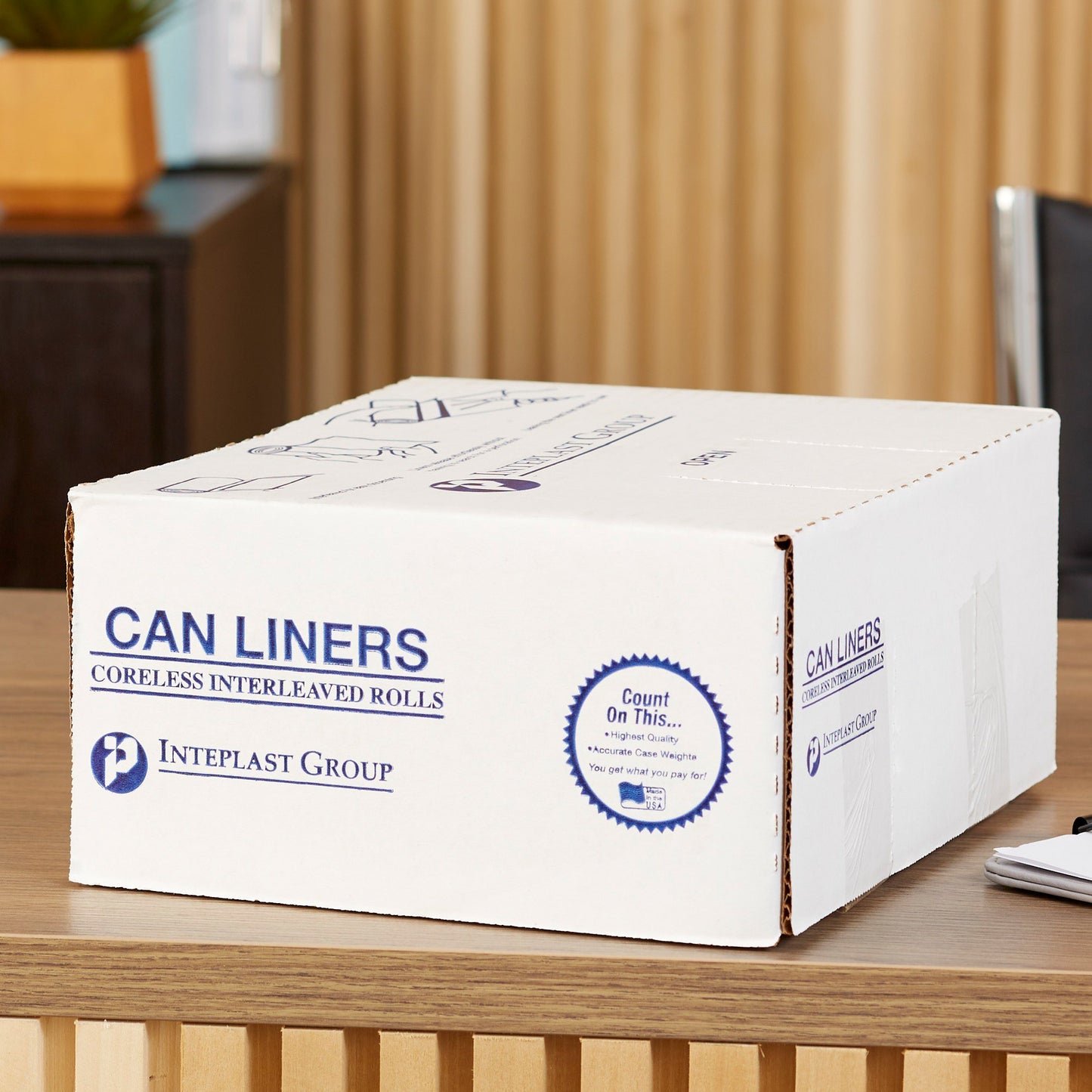 McKesson Extra Heavy Plus Duty Trash Bag, Clear, 45 gal. BR4046MDC