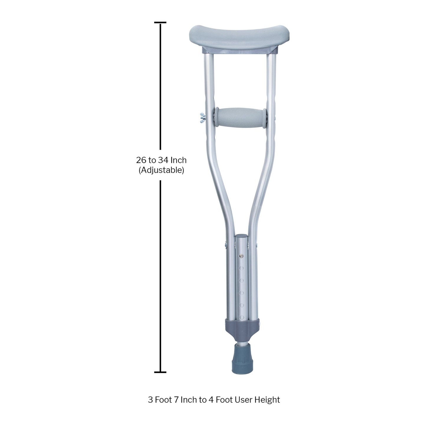 McKesson Underarm Crutches for Children 3'7" to 4' 146-10427