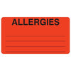 Pre-Printed Label Allergy Alert Red ALLERGIES Alert Label 1-3/4 X 3-1/4 Inch MAP1630