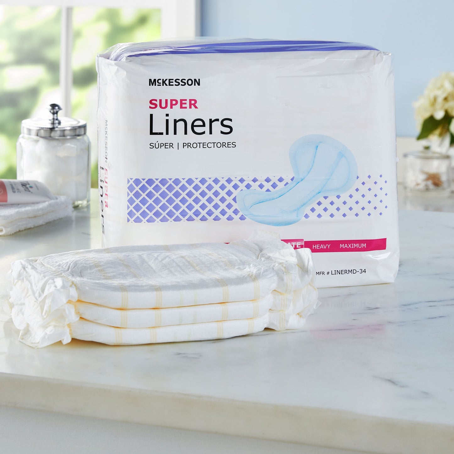 McKesson Super Incontinence Liner LINERMD-34