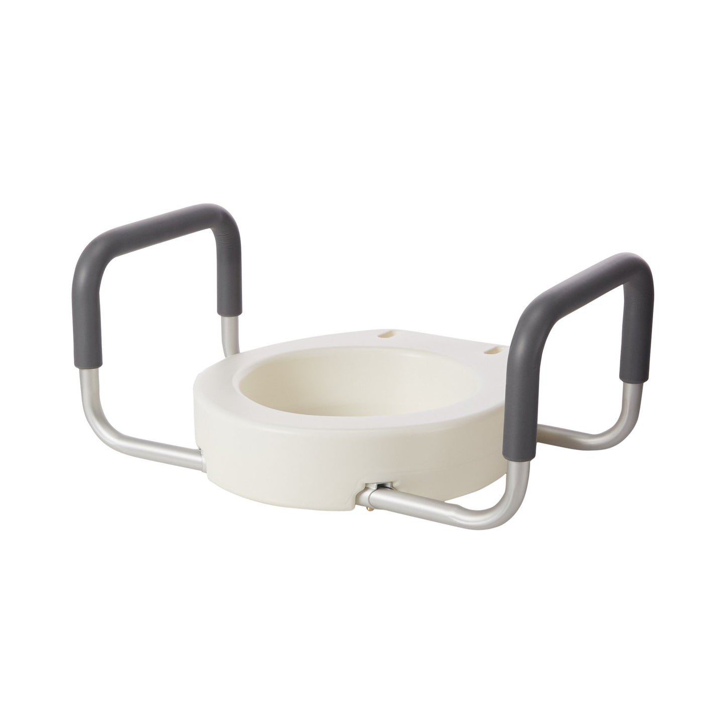 Raised Toilet Seat with Arms drive™ Premium 3-1/2 Inch Height Standard Round 300 lbs. Weight Capacity - 12402