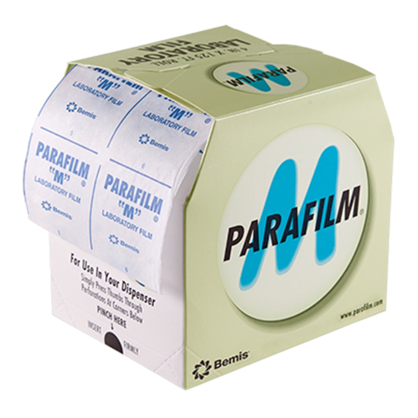 Parafilm® M Sealing Film 4 Inch Width X 125 Foot Roll Length, Natural For use with Test Tubes, Beakers, Vials, Petri Dishes, Flasks - HS234526B
