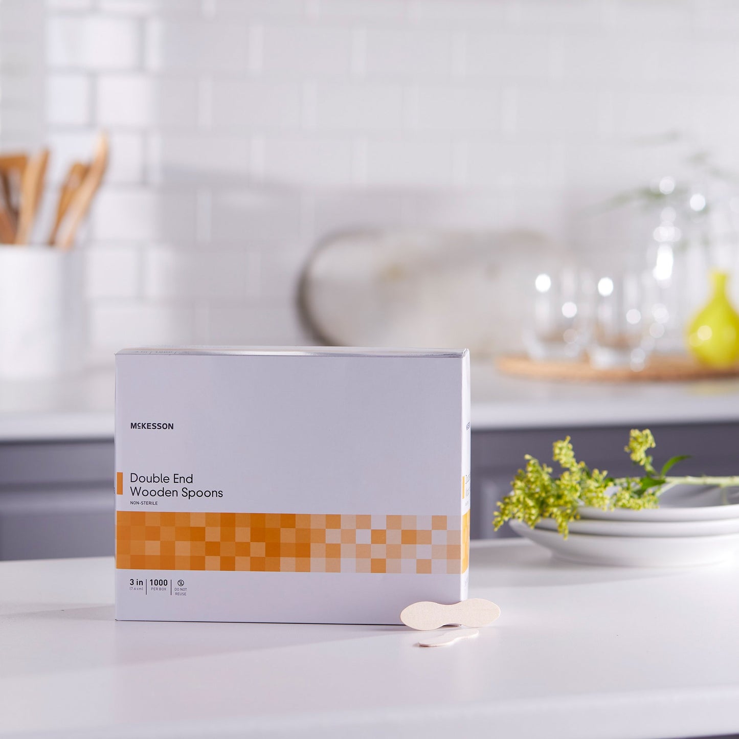 McKesson Double-End Wood Spoon 24-625