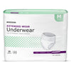 Unisex Adult Absorbent Underwear McKesson Pull On with Tear Away Seams Medium Disposable Heavy Absorbency - UWEXTMD