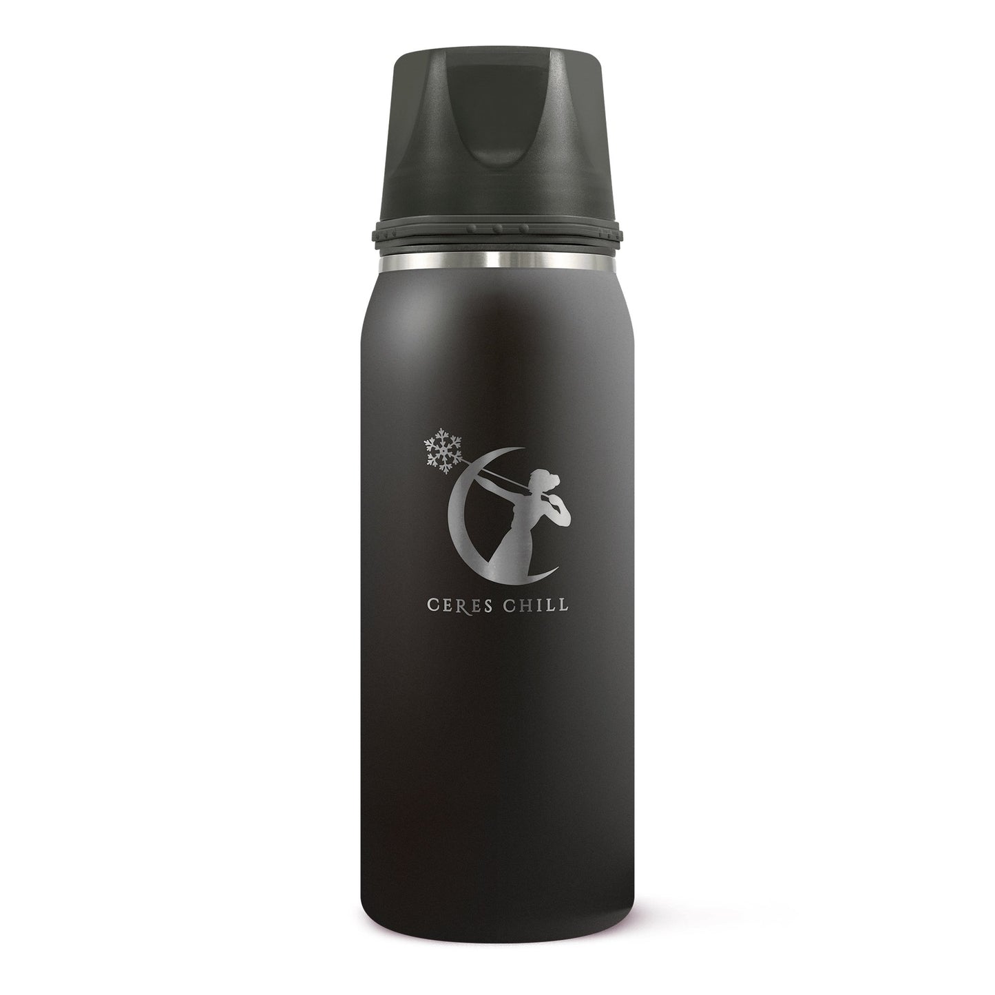 Ceres Chill OG Stainless Steel Breast Milk Chiller Container, Black CC-1-BC-L-BL