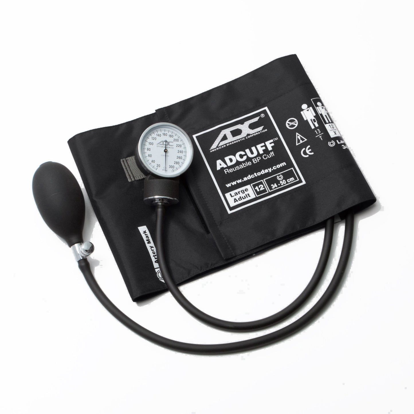 Aneroid Sphygmomanometer Unit Prosphyg™760 Series Large Adult Cuff Nylon Cuff 34 - 50 cm Pocket Aneroid - 760-12XBK
