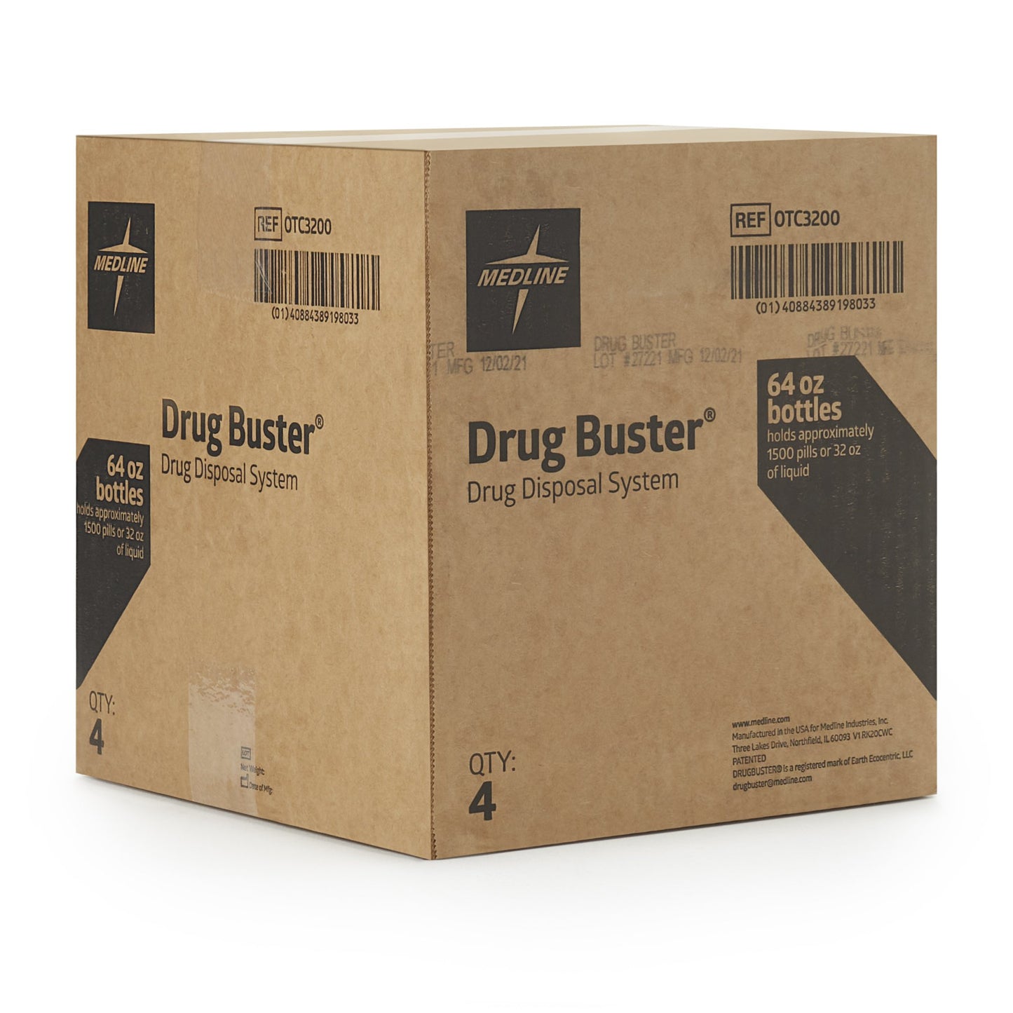 Drug Buster System Drug Disposal Solution OTC3200