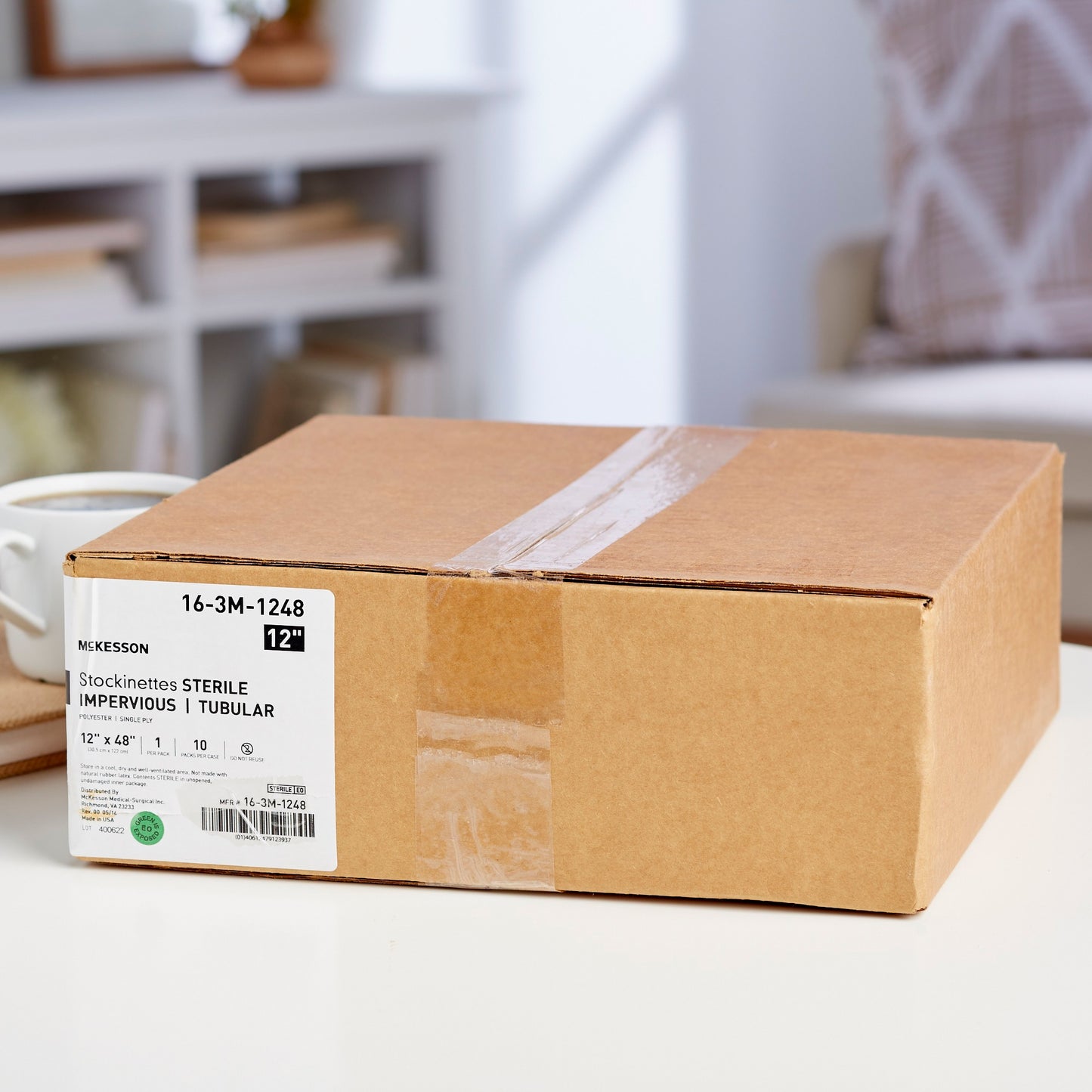 McKesson Impervious Surgical Stockinette, 12 x 48 Inch 16-3M-1248